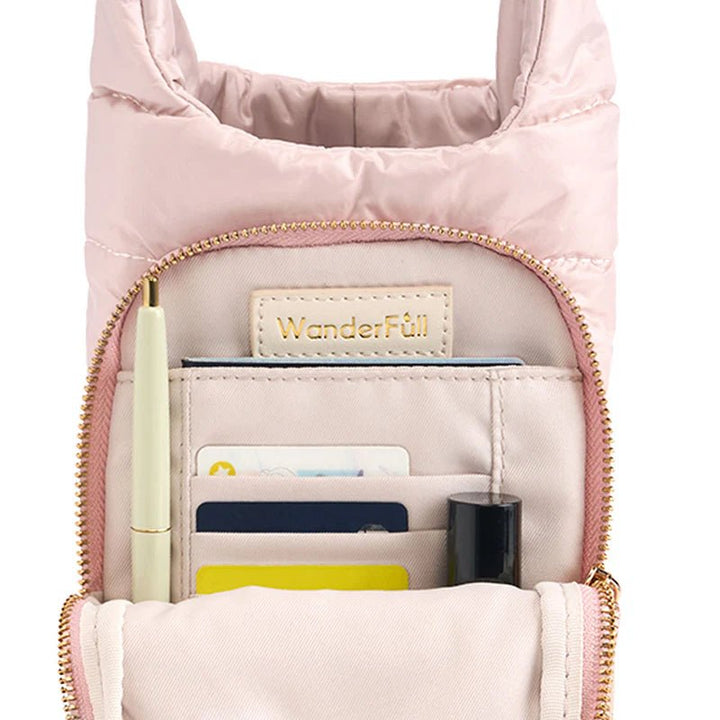 Blush HydroBag® with Blush and Ivory Striped Strap - Lush Lemon - Women's Accessories - WanderFull - 810186780579