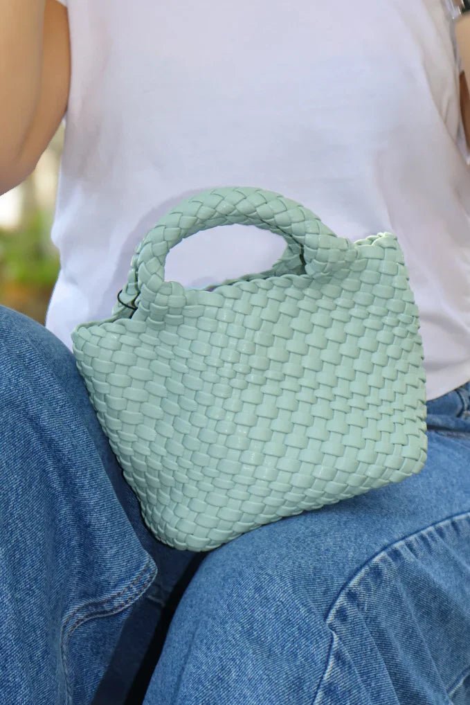 Braided Clutch - Lush Lemon - Women's Accessories - BC Bags - 2579WH