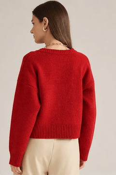 Button Front Knit Cardigan - Lush Lemon - Women&