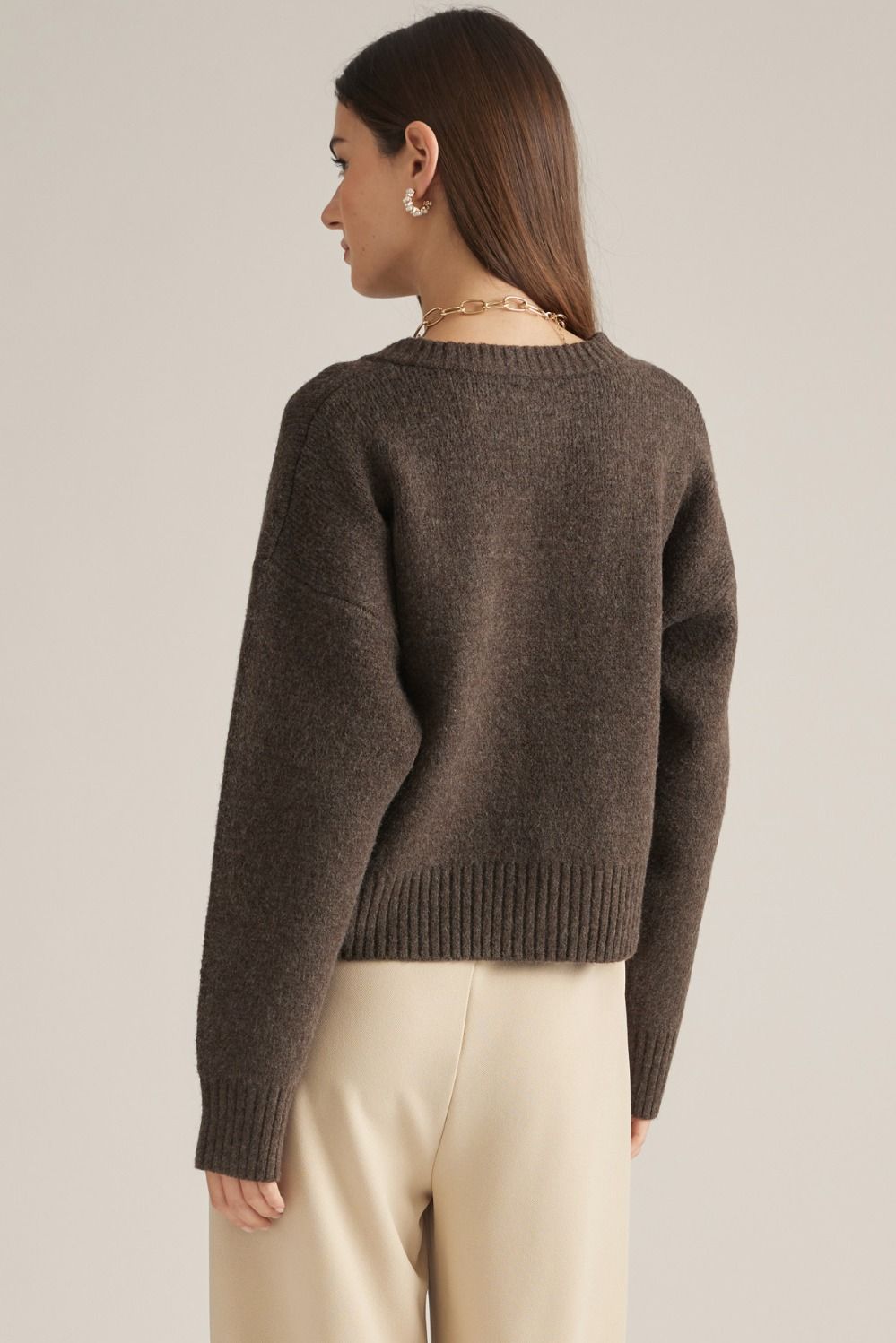Button Front Knit Cardigan - Lush Lemon - Women&