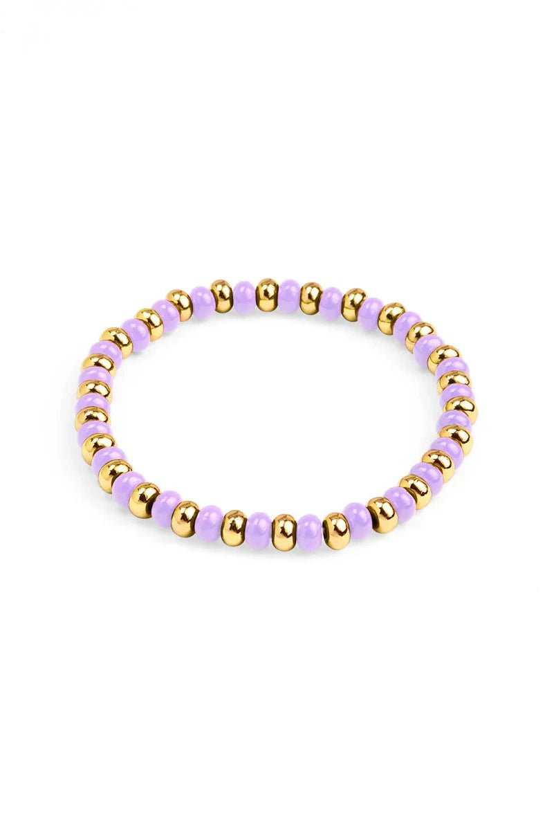 Camille Stretch Bracelet - Lush Lemon - Women's Accessories - Zenzii - 43990291521981