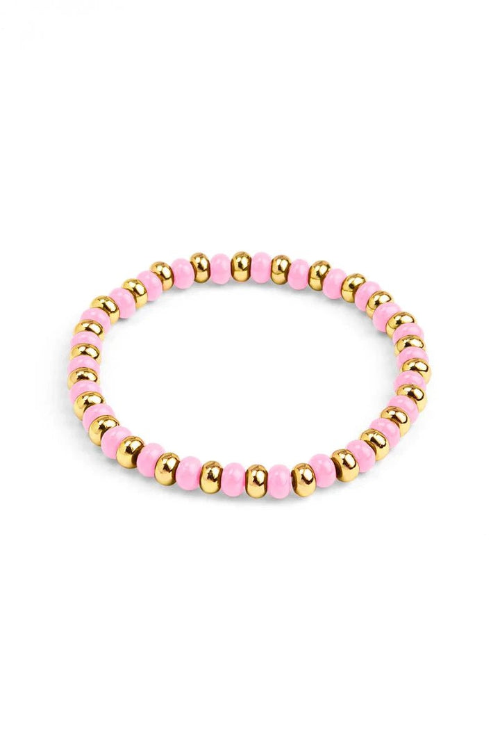 Camille Stretch Bracelet - Lush Lemon - Women's Accessories - Zenzii - 43990291820285