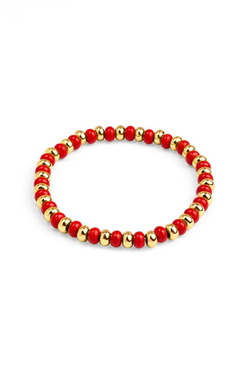 Camille Stretch Bracelet - Lush Lemon - Women's Accessories - Zenzii - 43990291953053