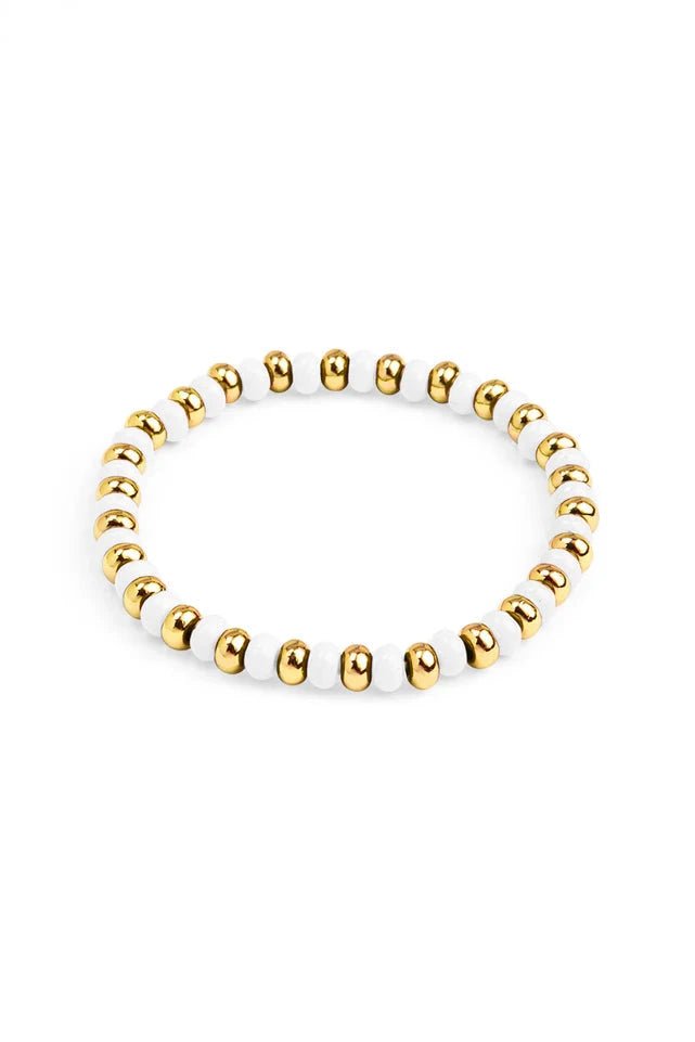 Camille Stretch Bracelet - Lush Lemon - Women's Accessories - Zenzii - 43990292085821