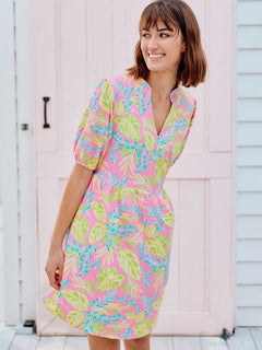 Catalina Shift Dress - Lush Lemon - Women&