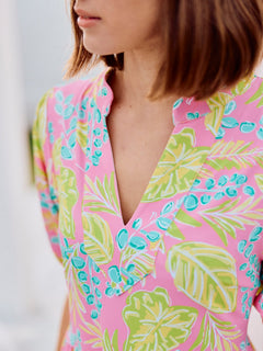 Catalina Shift Dress - Lush Lemon - Women&