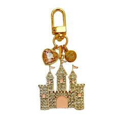 Cate Light Pink Sparkle W/Crystal Castle Charm - Lush Lemon - Children&