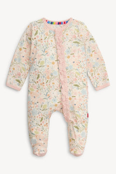 Charlotte Magnetic Footie W/Ruffle - Lush Lemon - Children&