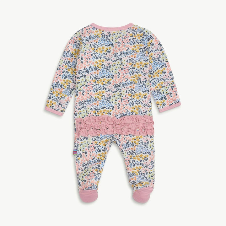 Chelsea Modal Magnetic Footie - Lush Lemon - Children's Clothing - Magnetic Me - 840318780542