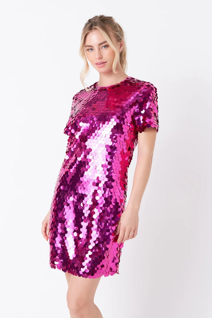 sequin mini dress endless rose Endless Rose Women's Sequins Strapless Mini Dress