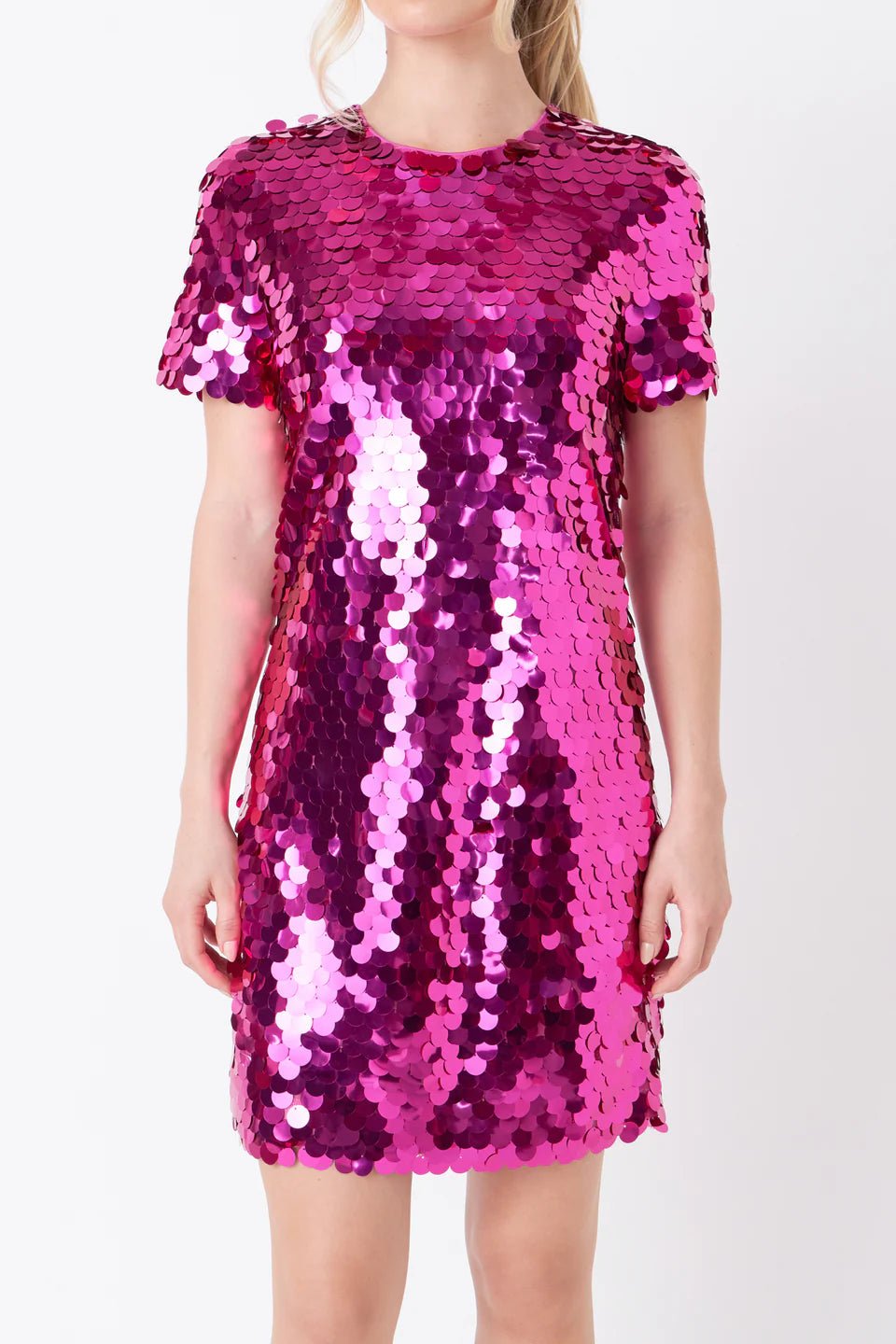 endless rose sequin mini dress Endless Rose Women's One Shoulder Sequin Mini Dress