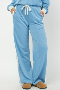 Colorblock French Terry Sweatpant Set - Lush Lemon - Women&