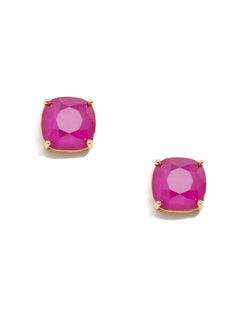 Crystal Earring W/Gold Accents - Lush Lemon - Women&
