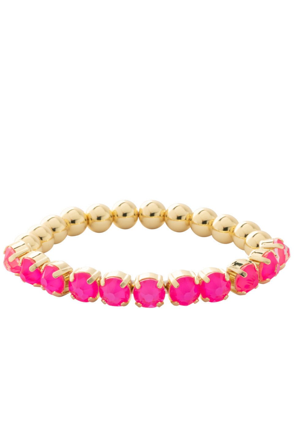 Crystal Zola Stretch Bracelet - Lush Lemon - Women's Accessories - Sorrelli - 4BFJ40BGETP