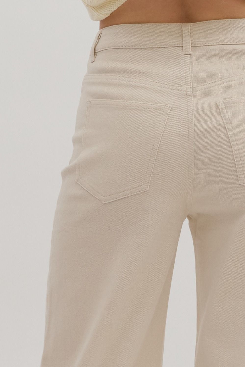Cuffed Stretch Ankle Pant - Lush Lemon - Women's Clothing - Entro - 35233881068477