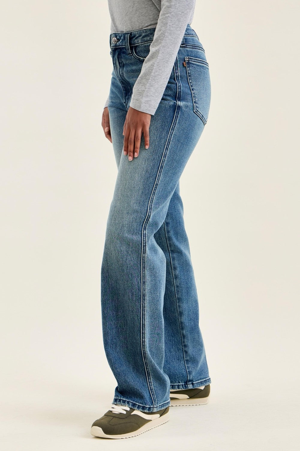 Kimberly High Rise Straight Jeans
