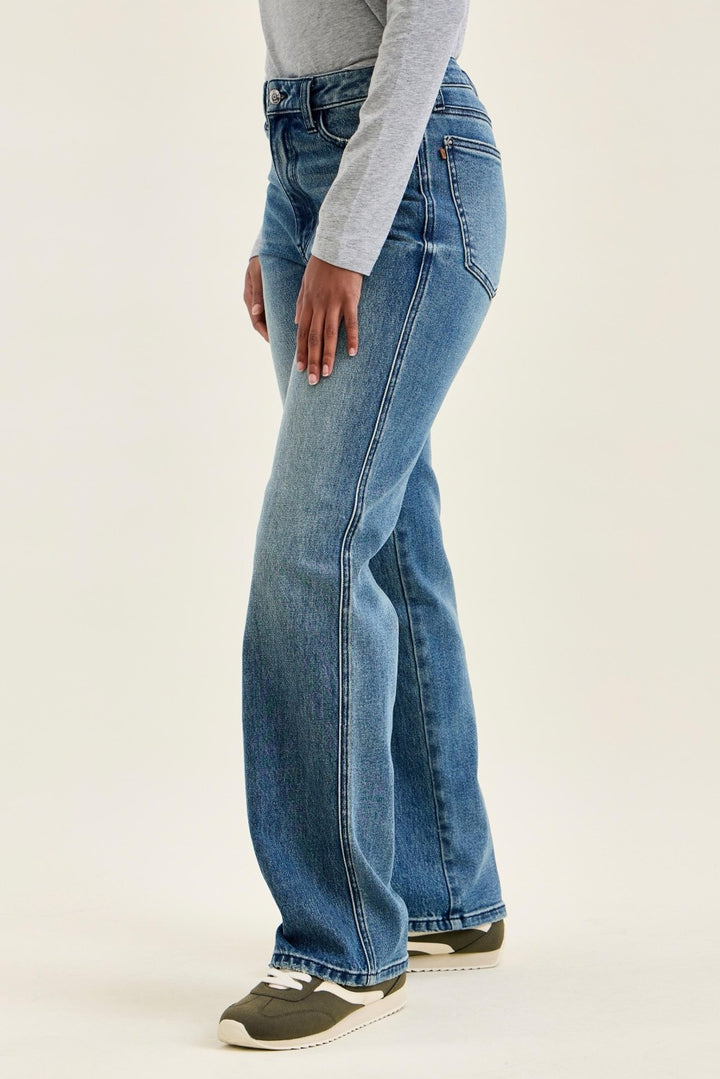Kimberly High Rise Straight Jeans