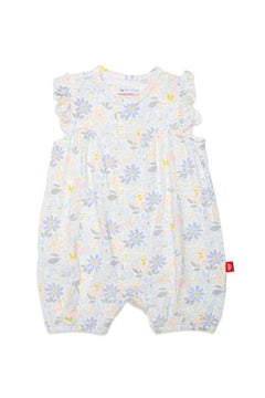 Darby Modal Ruffle Romper - Lush Lemon - Children&