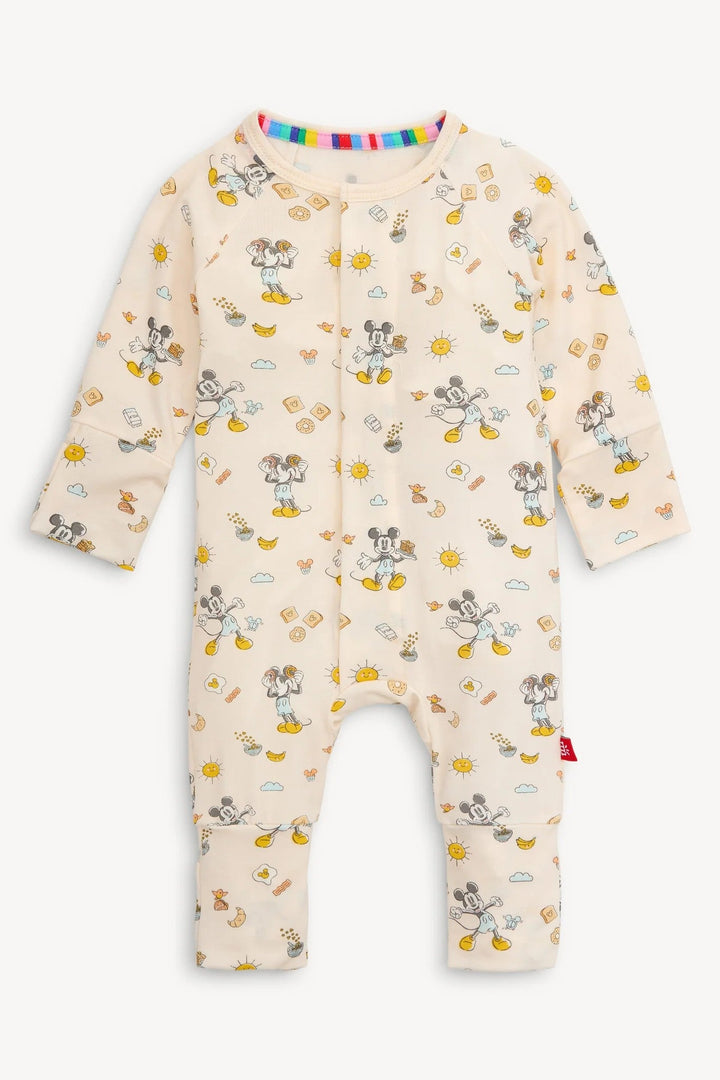 Disney Mickeys Brunch Magnetic Coverall - Lush Lemon - Children's Clothing - Magnetic Me - 840405227189