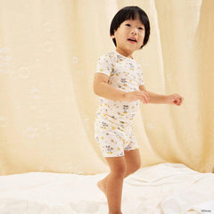Disney Mickeys Brunch Pajama Short Set - Lush Lemon - Women&
