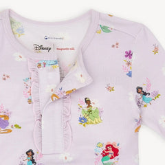 Disney Princess Magnetic No Drama Pajama Set - Lush Lemon - Children&