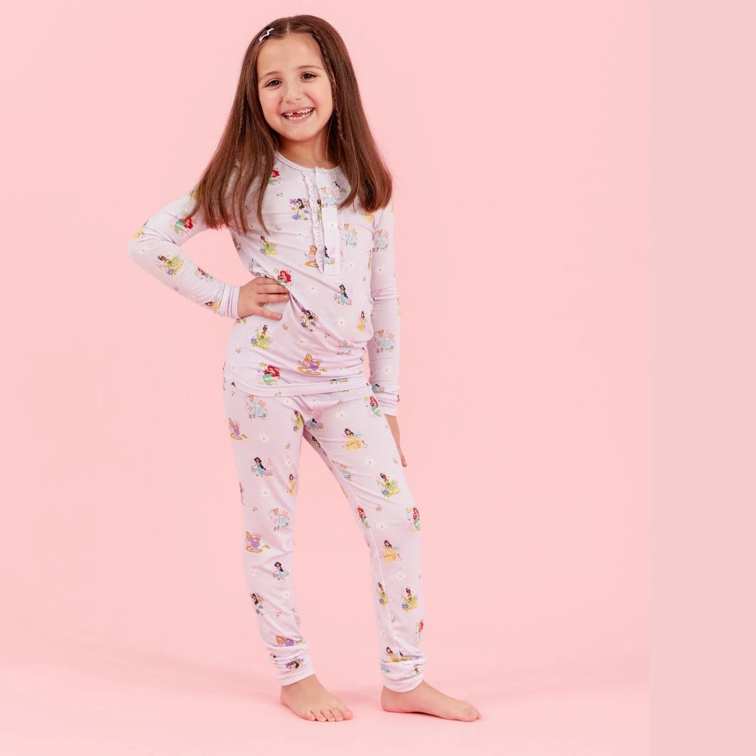 Disney Princess Magnetic No Drama Pajama Set - Lush Lemon - Children's Clothing - Magnetic Me - 840405292408