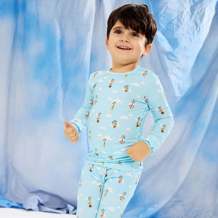 Disney Up Modal Magnetic Pajama Long Sleeve - Lush Lemon - Children's Clothing - Magnetic Me - 840405224607