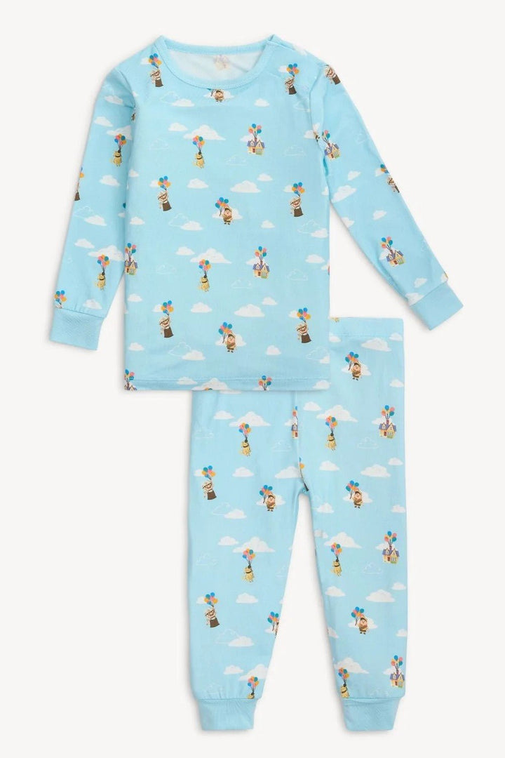 Disney Up Modal Magnetic Pajama Long Sleeve - Lush Lemon - Children's Clothing - Magnetic Me - 840405224607