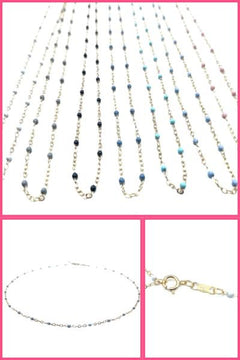 Dotsy Neclace Gold Filled &amp; Epoxy - Lush Lemon - Women&