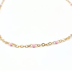 Dotsy Neclace Gold Filled &amp; Epoxy - Lush Lemon - Women&