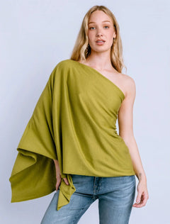 Eden Convertible Poncho - Lush Lemon - Women&