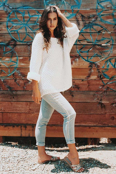Evie Lightweight Knitted Sweater - Lush Lemon - Women&