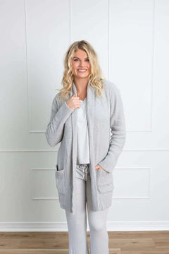 Faceplant Bamboo Plush Midi Cardigan - Lush Lemon - Women&