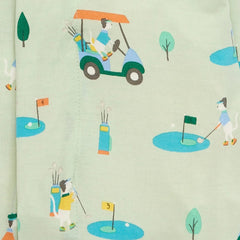 Fairway Fetch Coverall W/Magnetic Closures - Lush Lemon - Children&