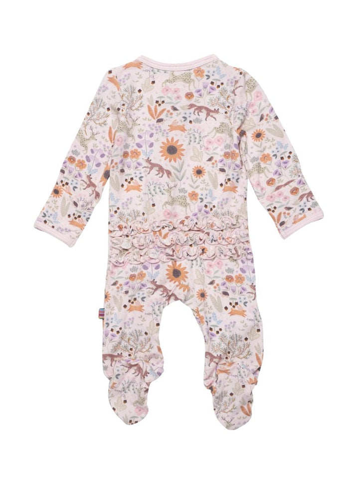 Garden Of Dreams Modal Magnetic Footie - Lush Lemon - Children's Clothing - Magnetic Me - 840405216343