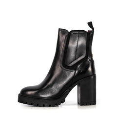 Hattie Black Heeled Chelsea Boot (Final Sale) - Lush Lemon - Women&
