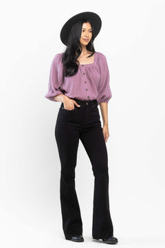 High - Waisted Tummy Control Flare - Lush Lemon - Women&