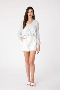 Jordana Top Mint Python - Lush Lemon - Women&