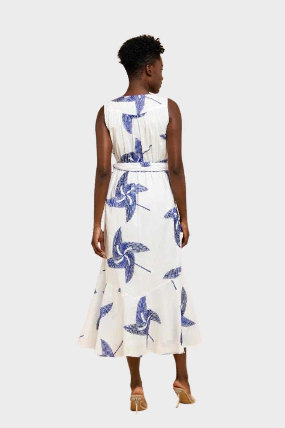 Kaiden Embroidered Pinwheel Maxi Wrap Dress - Ciebon - Lush Lemon Kaiden Embroidered Pinwheel Maxi Wrap Dress - Ciebon - Lush Lemon