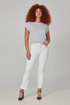 Kate High Rise Slim Jean - Lush Lemon - Women&