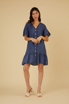 Katherine Dress Taupe - Lush Lemon - Women&