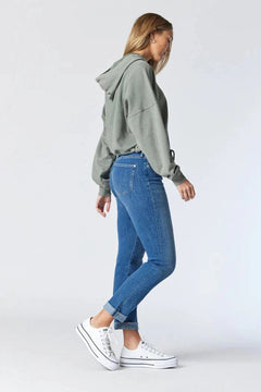 Kathleen Slim Boyfriend Jeans - Lush Lemon - Women&