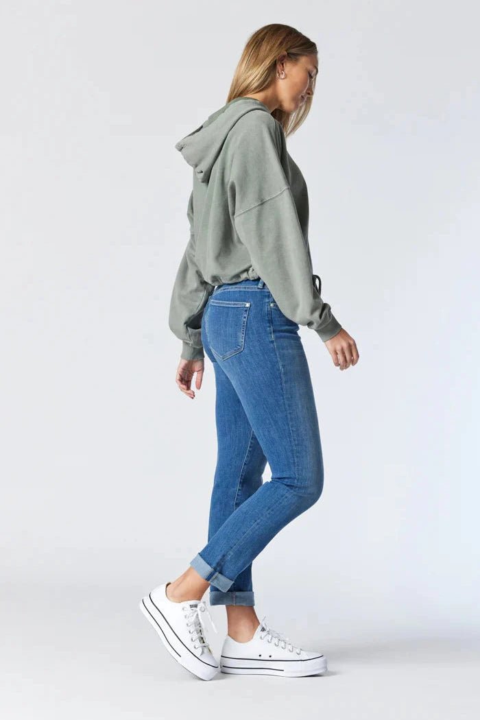 Kathleen Slim Boyfriend Jeans - Lush Lemon - Women's Clothing - Mavi - 10869