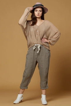 Keva Silk Shirt - Lush Lemon - Women&