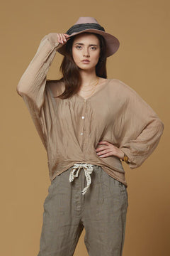 Keva Silk Shirt - Lush Lemon - Women&