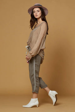 Keva Silk Shirt - Lush Lemon - Women&