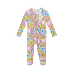 Kourtney Footie Ruffled - Lush Lemon - Children&