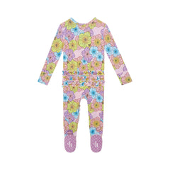 Kourtney Footie Ruffled - Lush Lemon - Children&