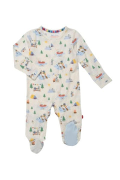 Lake You A Lot Magnetic Footie - Lush Lemon - Children&