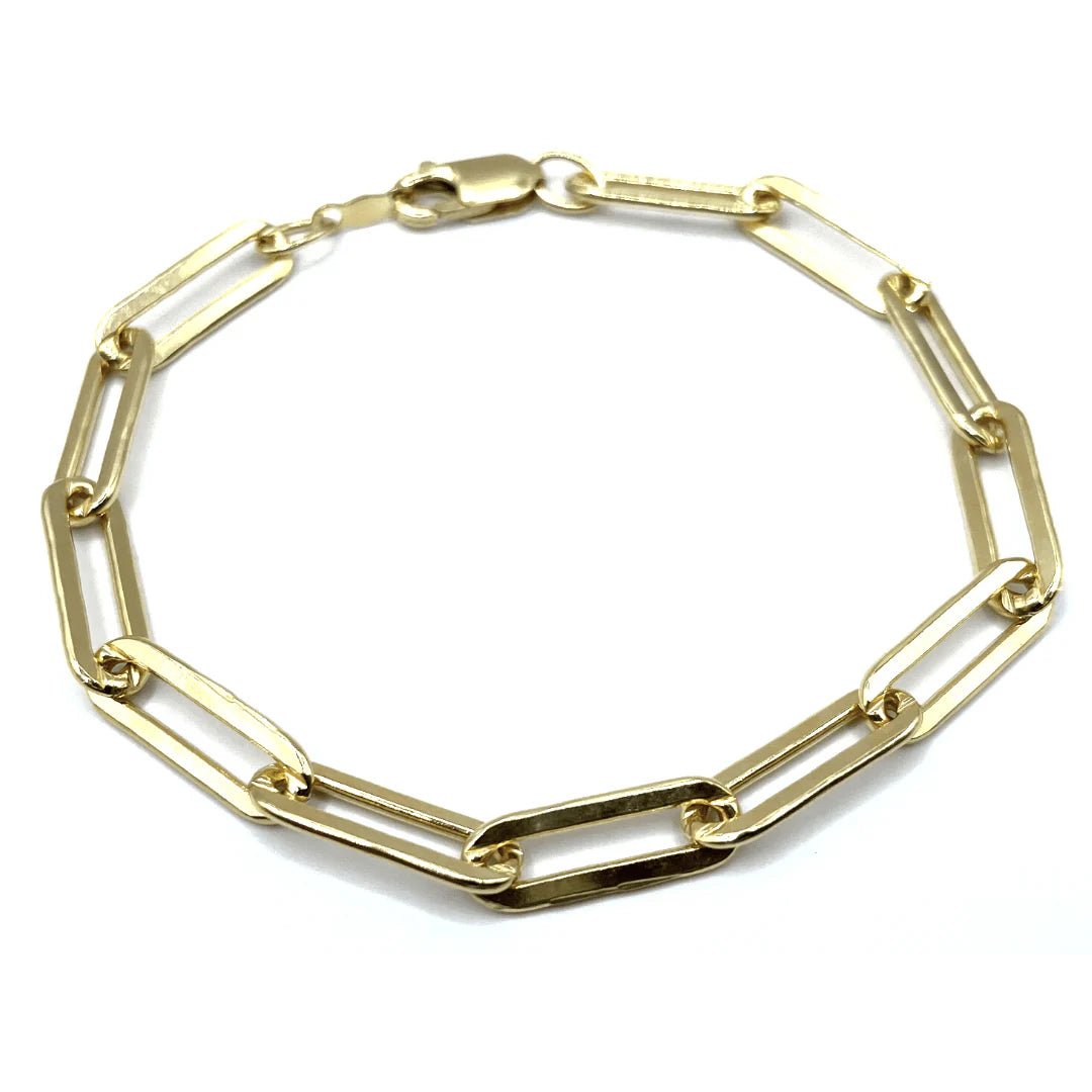 Large Link Bracelet Gold Filled - Lush Lemon - Women's Accessories - Erin Gray - 65112321